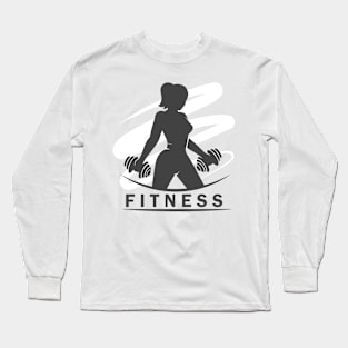 Fitness Club or Center Logo Long Sleeve T-Shirt